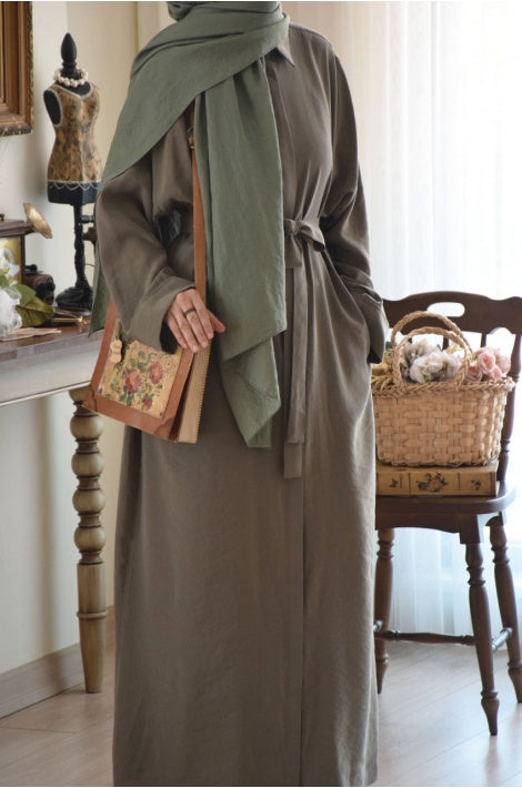 Ferace oversize en modal doux, avec poches et coupe ample