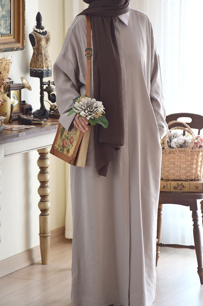 Ferace oversize en modal doux, avec poches et coupe ample