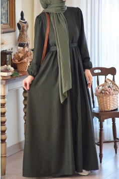 Élégante Ferace Saisonnière Zippée Marron : Confort Moderne et Style Fluide