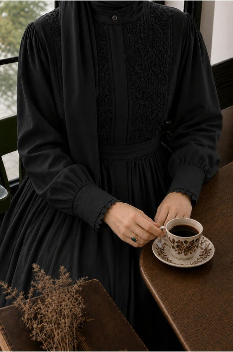 Élégante robe Naif Zippée Marron Pour Femme
