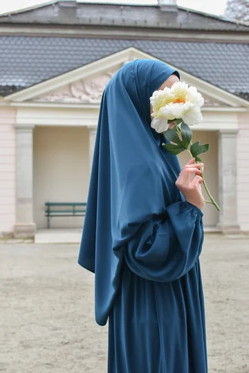 Écharpe en Soie de Médine Vert Sapin Luxueuse et Élégante pour Femme